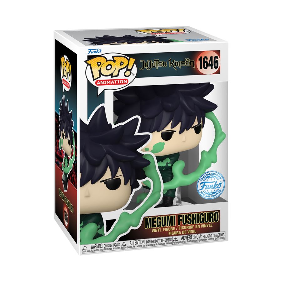 Pop Weasel - Image 3 of Jujutsu Kaisen - Megumi Fushiguro (Painting) US Exclusive Pop! Vinyl [RS] - Funko - Pop Vinyl - Image - Pop Weasel