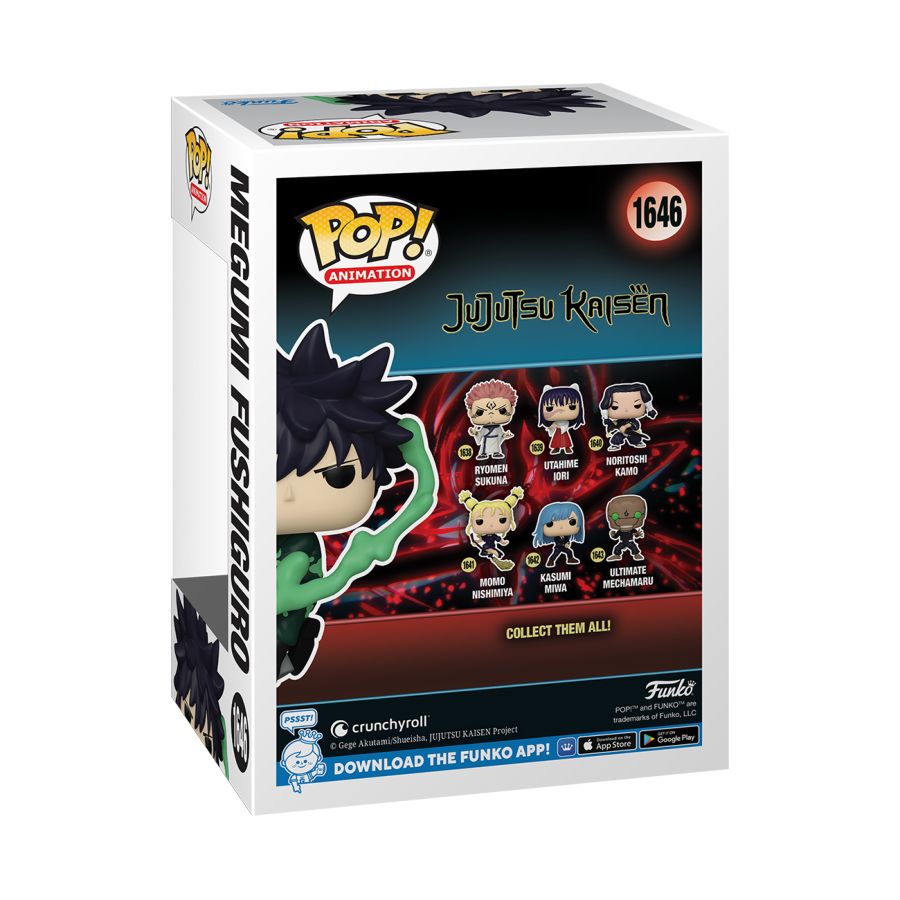 Pop Weasel - Image 4 of Jujutsu Kaisen - Megumi Fushiguro (Painting) US Exclusive Pop! Vinyl [RS] - Funko - Pop Vinyl - Image - Pop Weasel