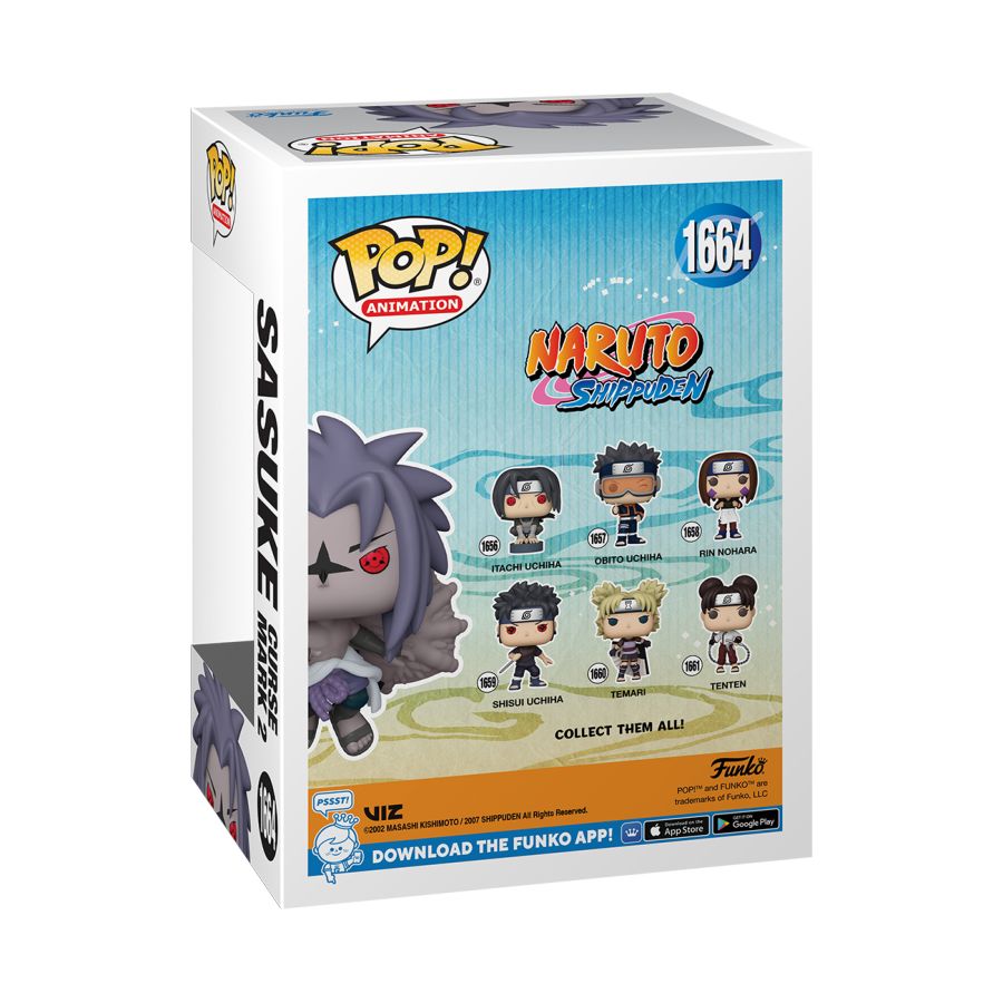 Naruto - Sasuke (Curse Mark 2) US Exclusive Pop! Vinyl [RS] - Funko - Pop Vinyl - Image - Pop Weasel