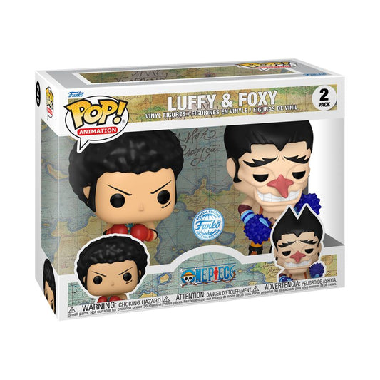 Image Pop Weasel - Image 3 of One Piece - Luffy & Foxy US Exclusive Pop! Vinyl 2-Pack [RS] - Funko