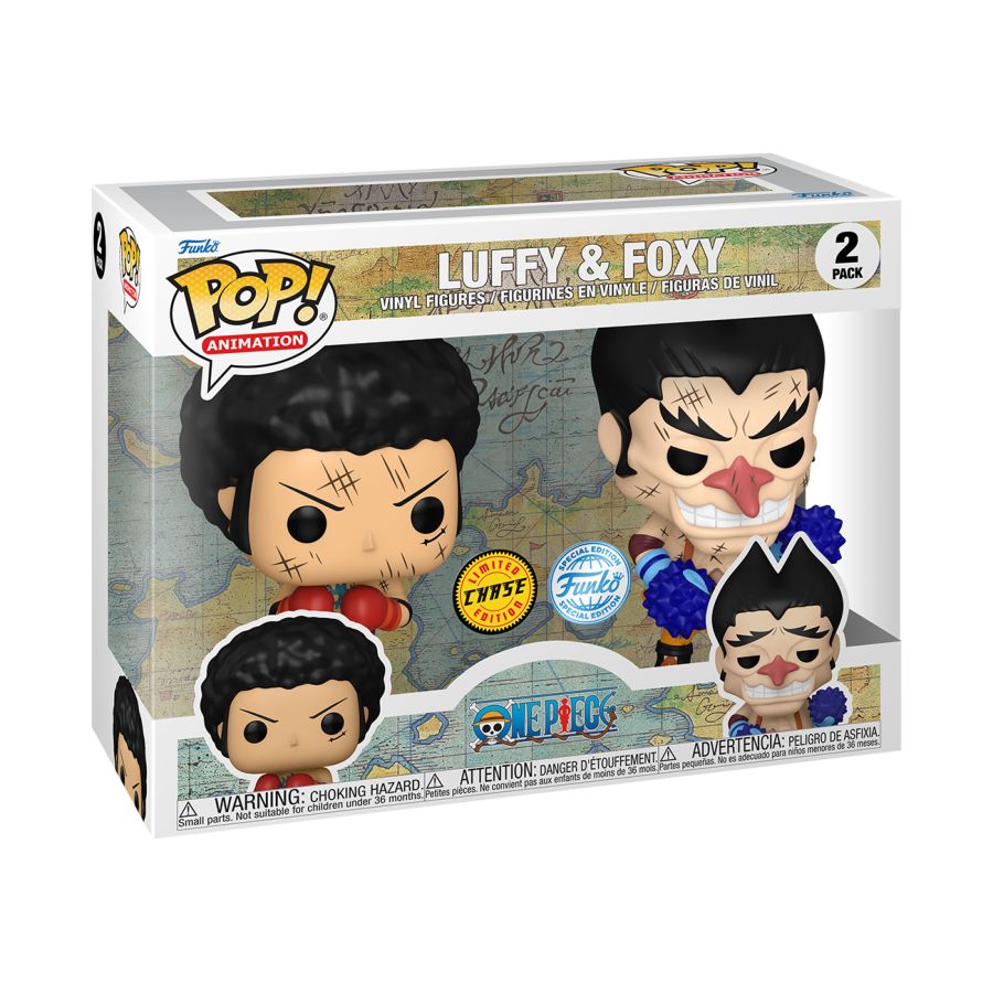 Image Pop Weasel - Image 7 of One Piece - Luffy & Foxy US Exclusive Pop! Vinyl 2-Pack [RS] - Funko - Pop Vinyl - Image - Pop Weasel