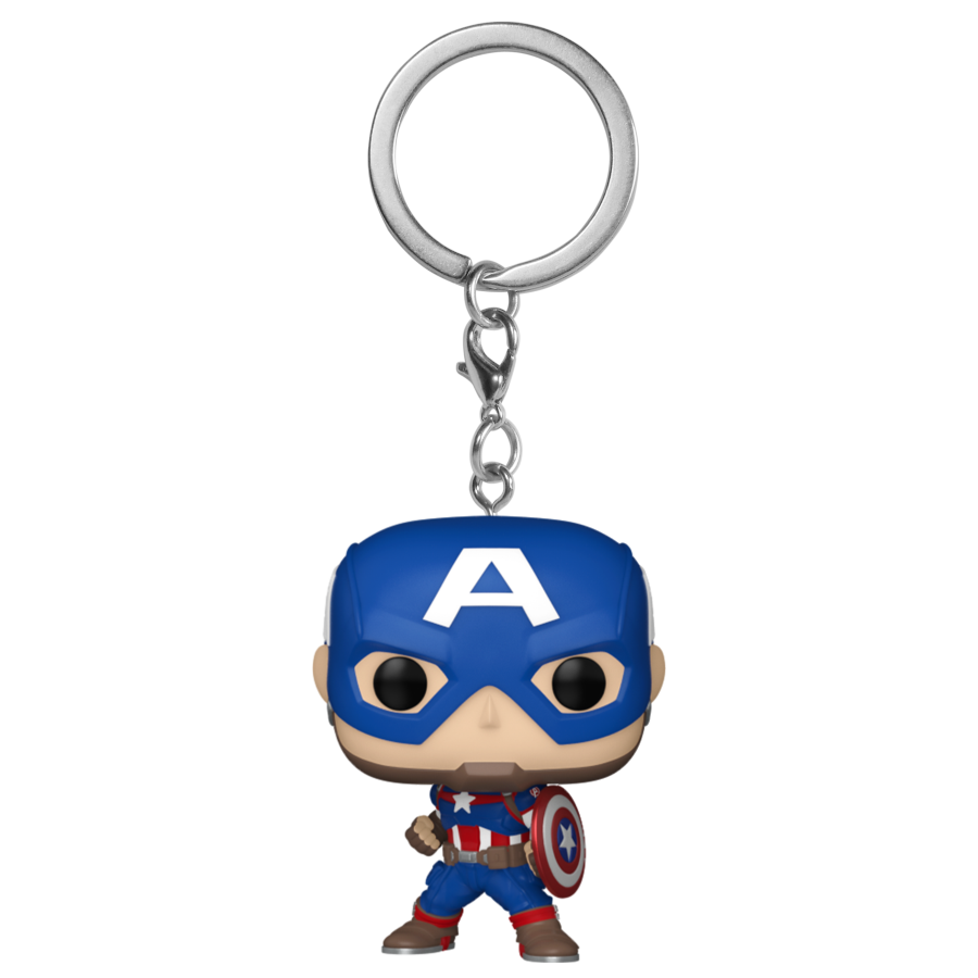 Marvel Comics - Captain America New Classics Pop! Keychain - Funko - Pop Vinyl - Image - Pop Weasel