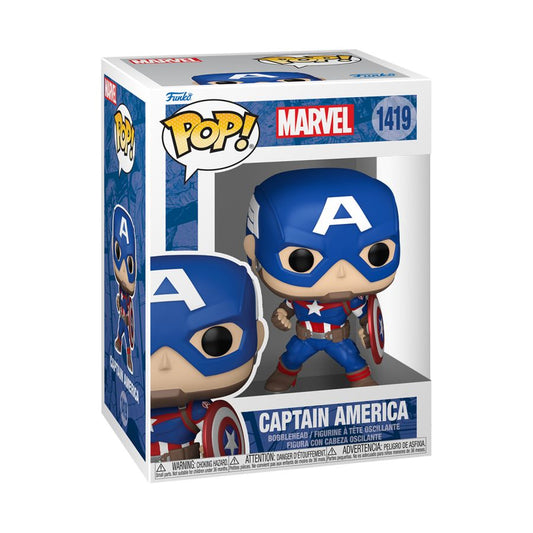 Image Pop Weasel - Image 2 of Marvel Comics - Captain America New Classics Pop! Vinyl - Funko