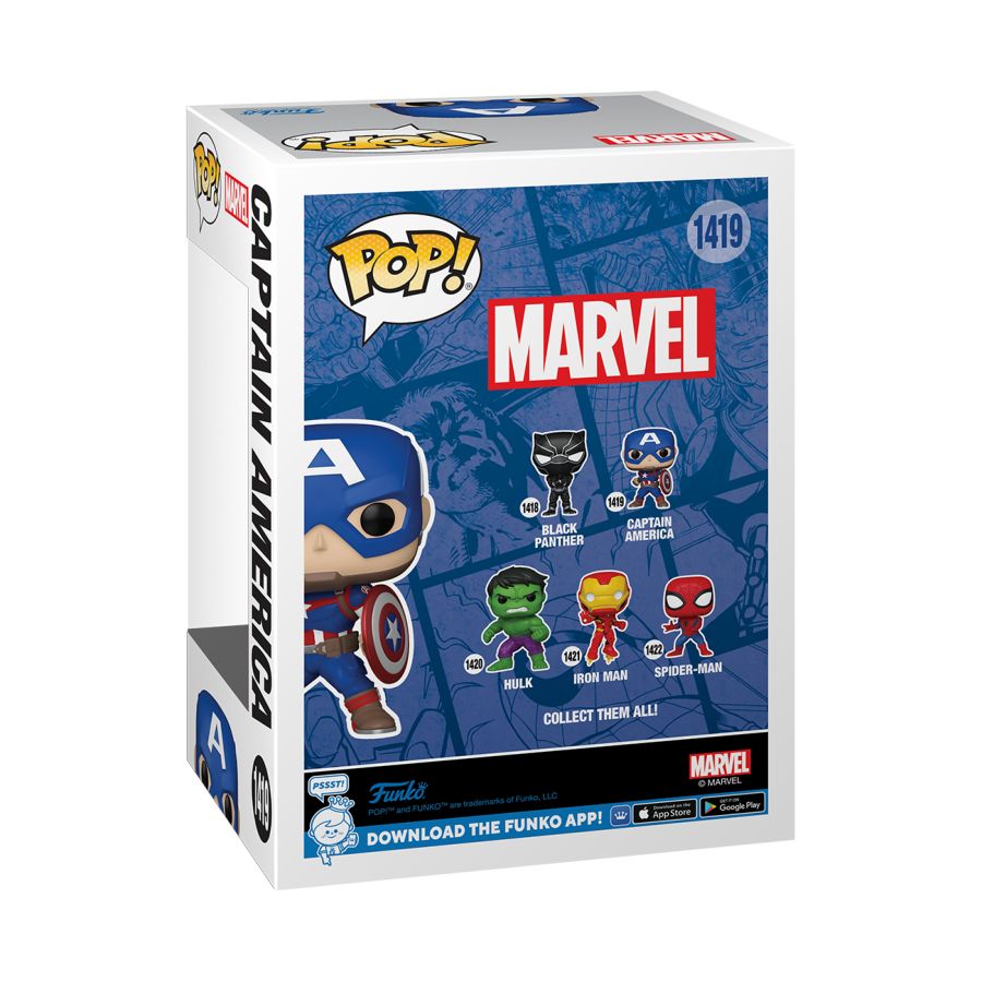 Image Pop Weasel - Image 3 of Marvel Comics - Captain America New Classics Pop! Vinyl - Funko - Pop Vinyl - Image - Pop Weasel