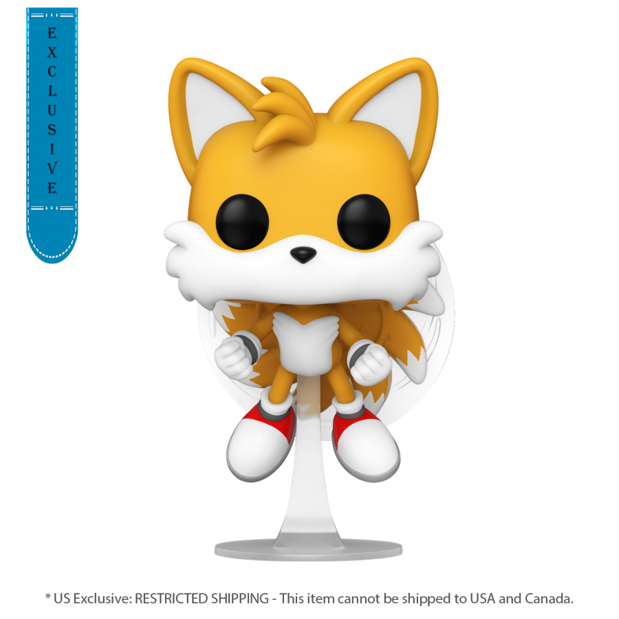 Sonic the Hedgehog - Tails (Flying) US Exclusive Pop! Vinyl [RS] - Funko - Pop Vinyl - Image - Pop Weasel