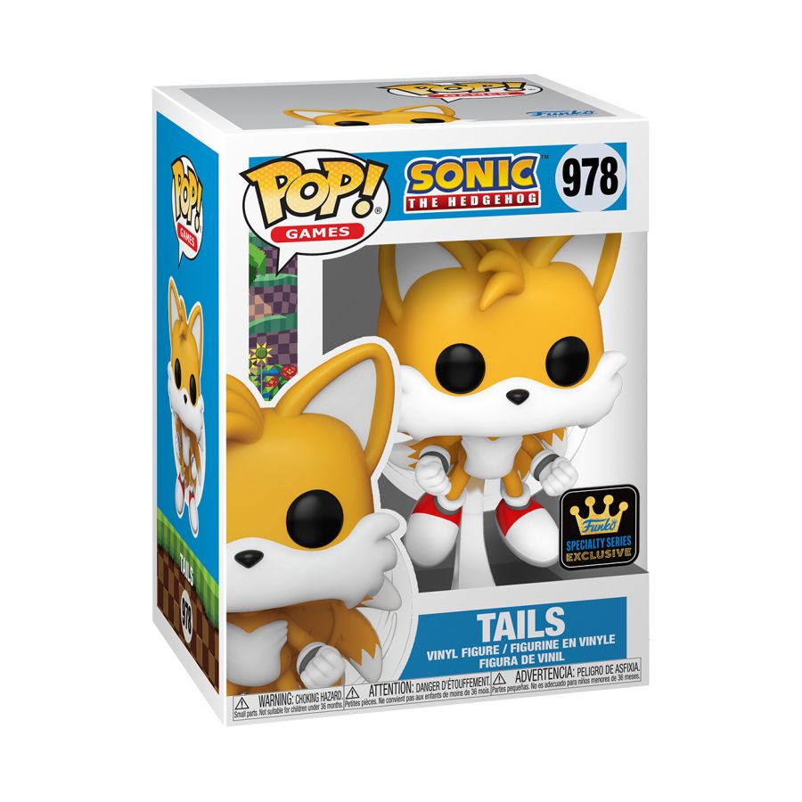 Image Pop Weasel - Image 3 of Sonic the Hedgehog - Tails (Flying) US Exclusive Pop! Vinyl [RS] - Funko - Pop Vinyl - Image - Pop Weasel