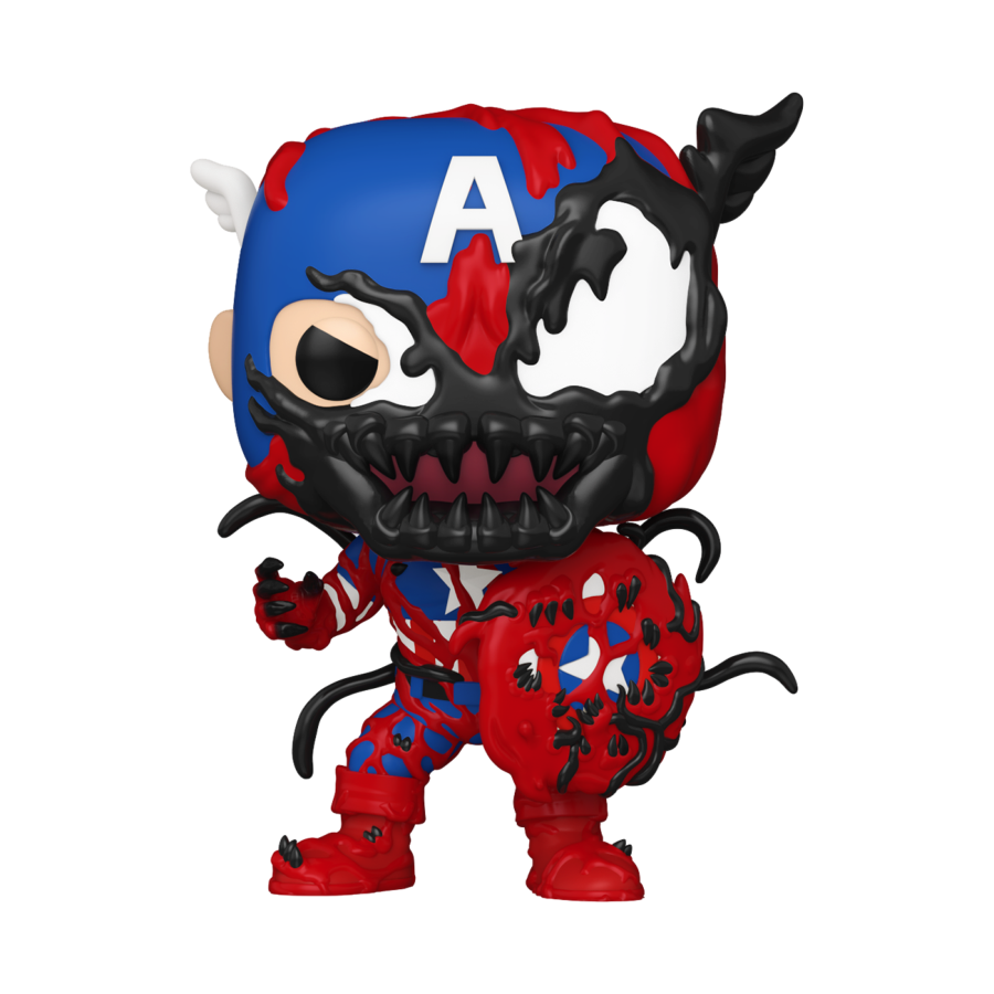 Marvel: Carnageized - Captain America Pop! Vinyl - Funko - Pop Vinyl - Image - Pop Weasel