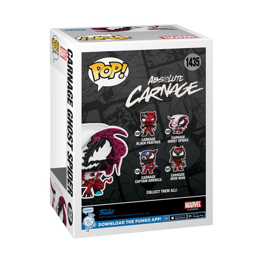 Image Pop Weasel - Image 3 of Marvel: Carnageized - Ghost Spider Pop! Vinyl - Funko - Pop Vinyl - Image - Pop Weasel