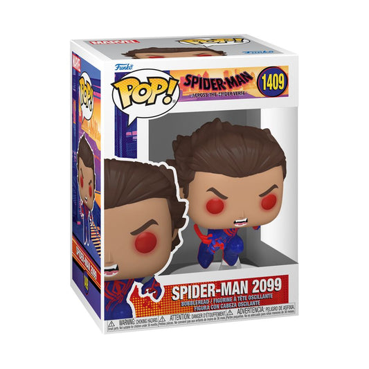 Image Pop Weasel - Image 2 of Spider-Man: Across the Spider-Verse - Spiderman 2099 (Unmasked) Pop! Vinyl - Funko