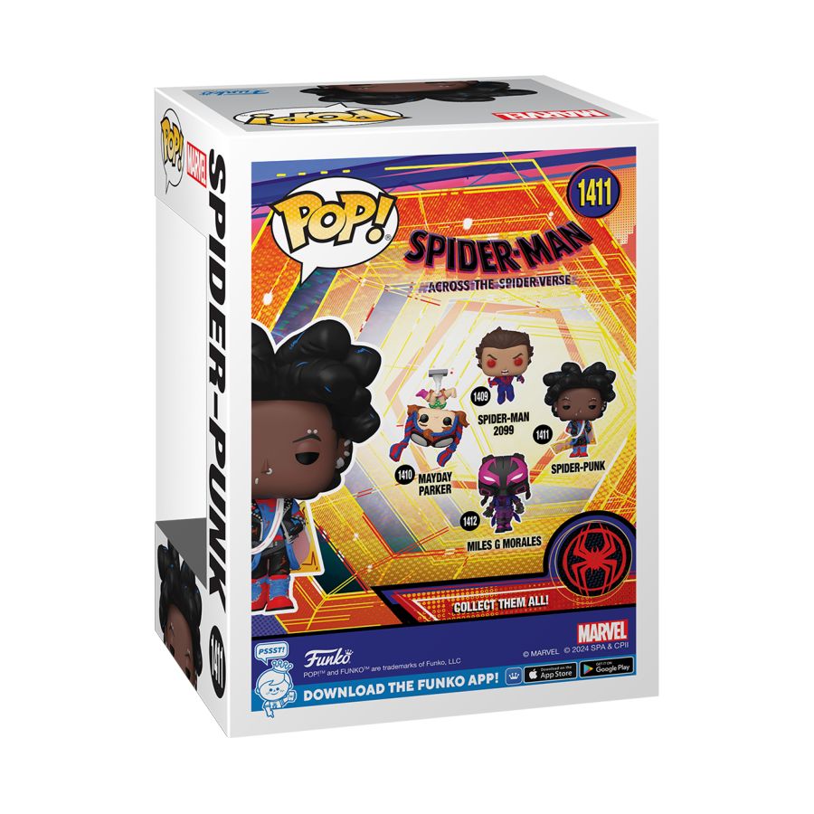 Image Pop Weasel - Image 3 of Spider-Man: Across the Spider-Verse - Spider-Punk (Unmasked) Pop! Vinyl - Funko - Pop Vinyl - Image - Pop Weasel