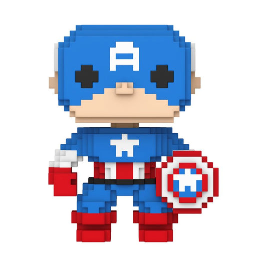 Image Pop Weasel - Image 2 of Marvel: 8-Bit - Captain America 8-Bit Pop! RS - Funko