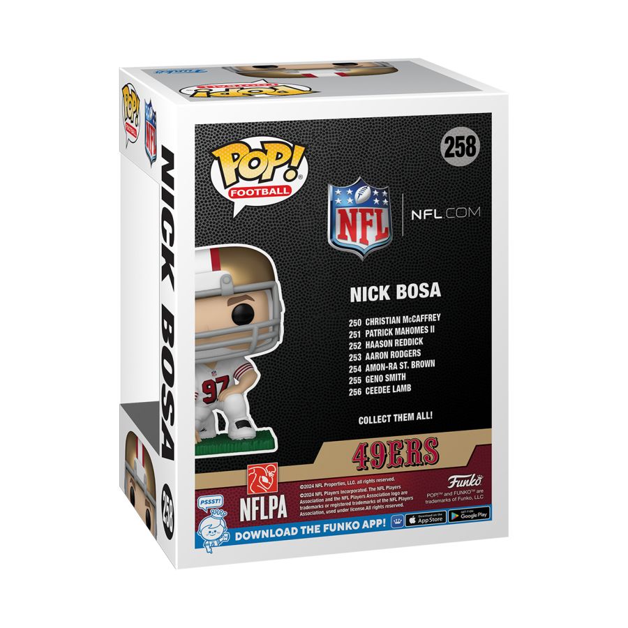 Image Pop Weasel - Image 4 of NFL: 49ers - Nick Bosa US Exclusive Pop! Vinyl [RS] - Funko - Pop Vinyl - Image - Pop Weasel