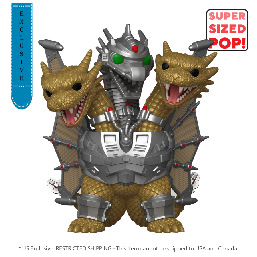 Godzilla: 70th Anniversary - Mecha-King Ghidorah 6" Pop! Vinyl [RS] - Funko - Pop Vinyl - Image - Pop Weasel