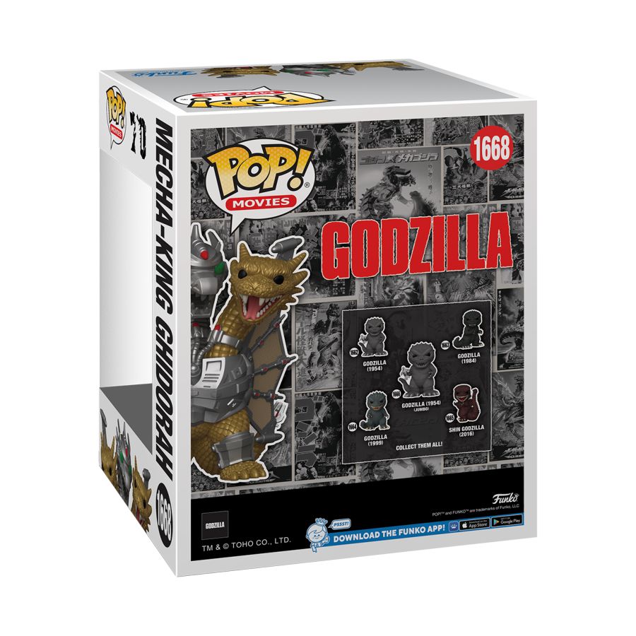 Image Pop Weasel - Image 4 of Godzilla: 70th Anniversary - Mecha-King Ghidorah 6\" Pop! Vinyl [RS] - Funko - Pop Vinyl - Image - Pop Weasel