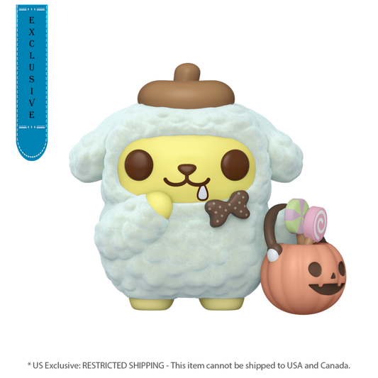 Sanrio - Pompompurin (Halloween) US Exclusive Flocked Pop! Vinyl [RS] - Funko