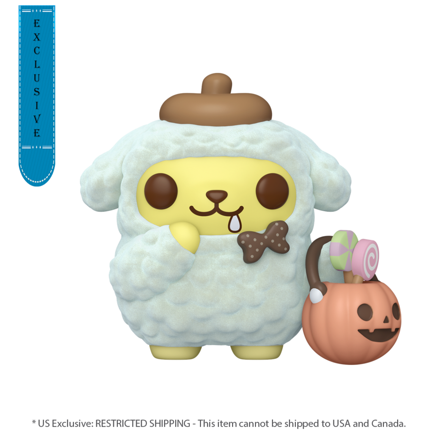 Sanrio - Pompompurin (Halloween) US Exclusive Flocked Pop! Vinyl [RS] - Funko - Pop Vinyl - Image - Pop Weasel