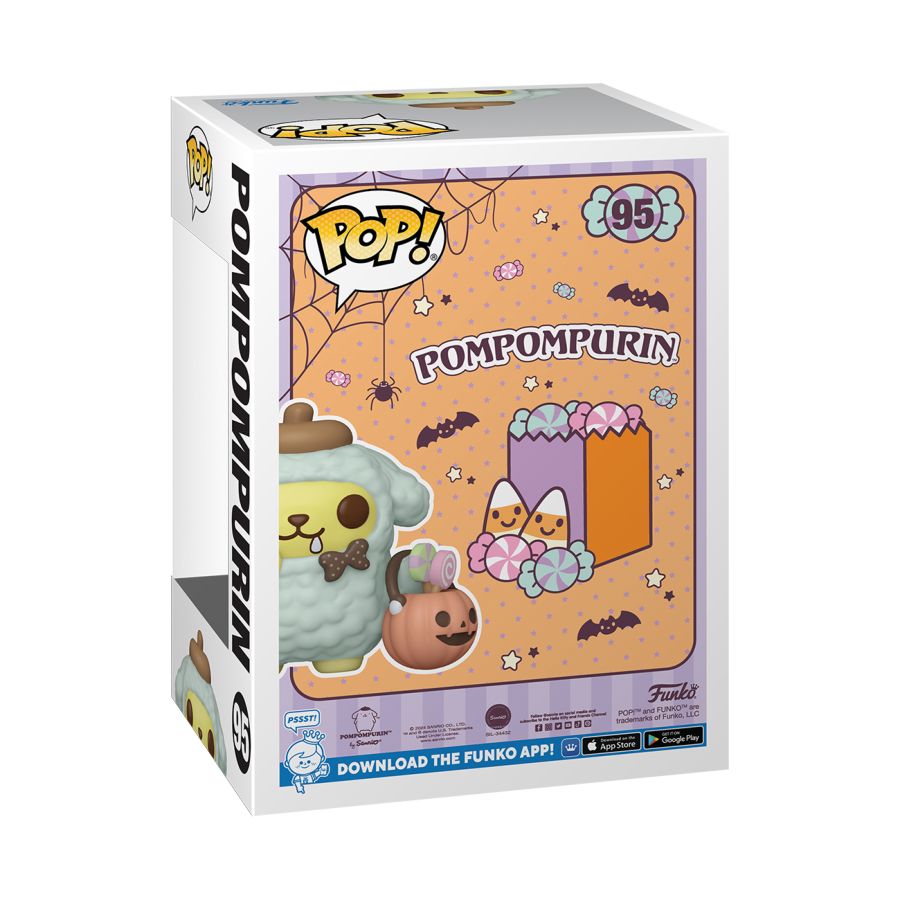 Image Pop Weasel - Image 4 of Sanrio - Pompompurin (Halloween) US Exclusive Flocked Pop! Vinyl [RS] - Funko - Pop Vinyl - Image - Pop Weasel