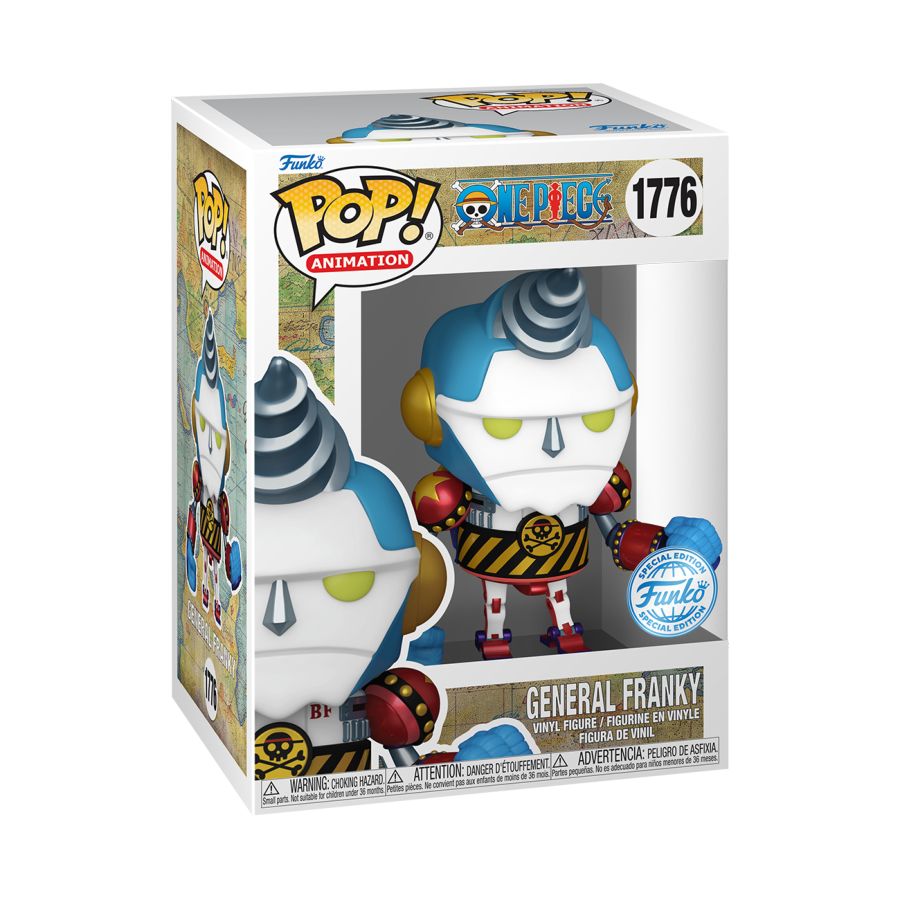 Image Pop Weasel - Image 3 of One Piece - General Franky (with chase) US Exclusive Pop! Vinyl [RS] - Funko - Pop Vinyl - Image - Pop Weasel