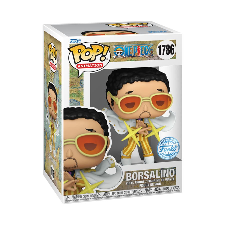 Image Pop Weasel - Image 3 of One Piece - Borsalino (Admiral Kizaru) US Exclusive Pop! Vinyl [RS] - Funko - Pop Vinyl - Image - Pop Weasel