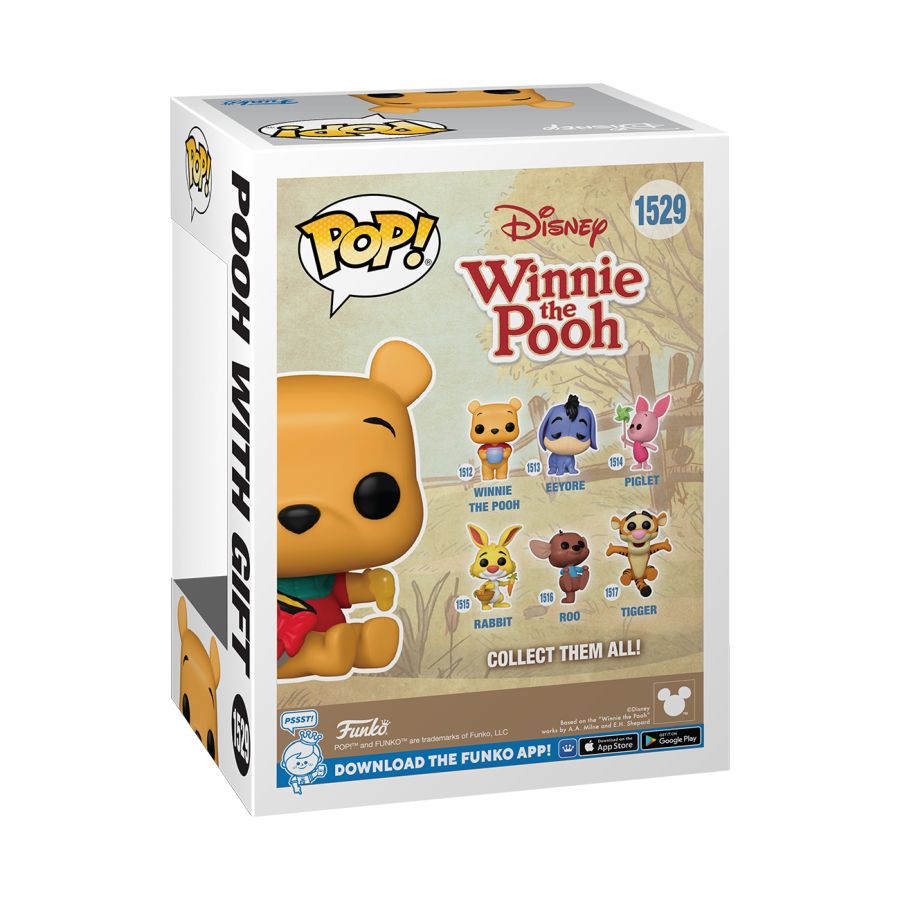 Image Pop Weasel - Image 4 of Winnie the Pooh - Pooh with gift US Exclusive Pop! Vinyl [RS] - Funko - Pop Vinyl - Image - Pop Weasel