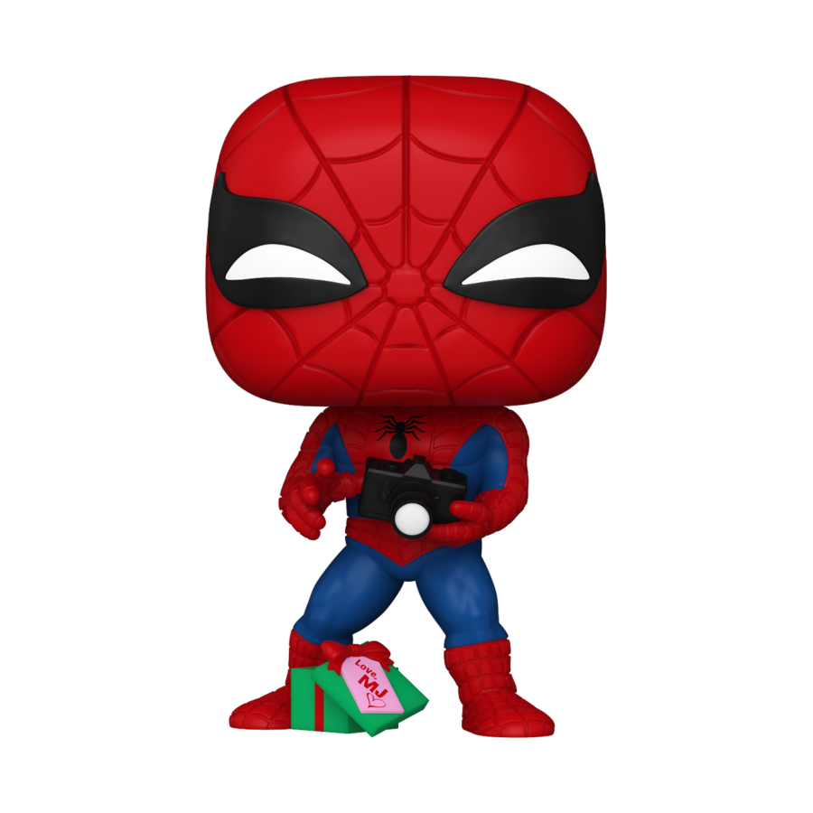 Marvel Comics - Spider-Man Holiday Pop! Vinyl - Funko - Pop Vinyl - Image - Pop Weasel