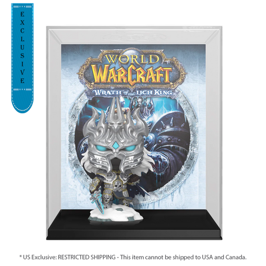 World of Warcraft: Wrath of the Lich King - The Lich King US Exclusive Glow Pop! Game Cover [RS] - Funko