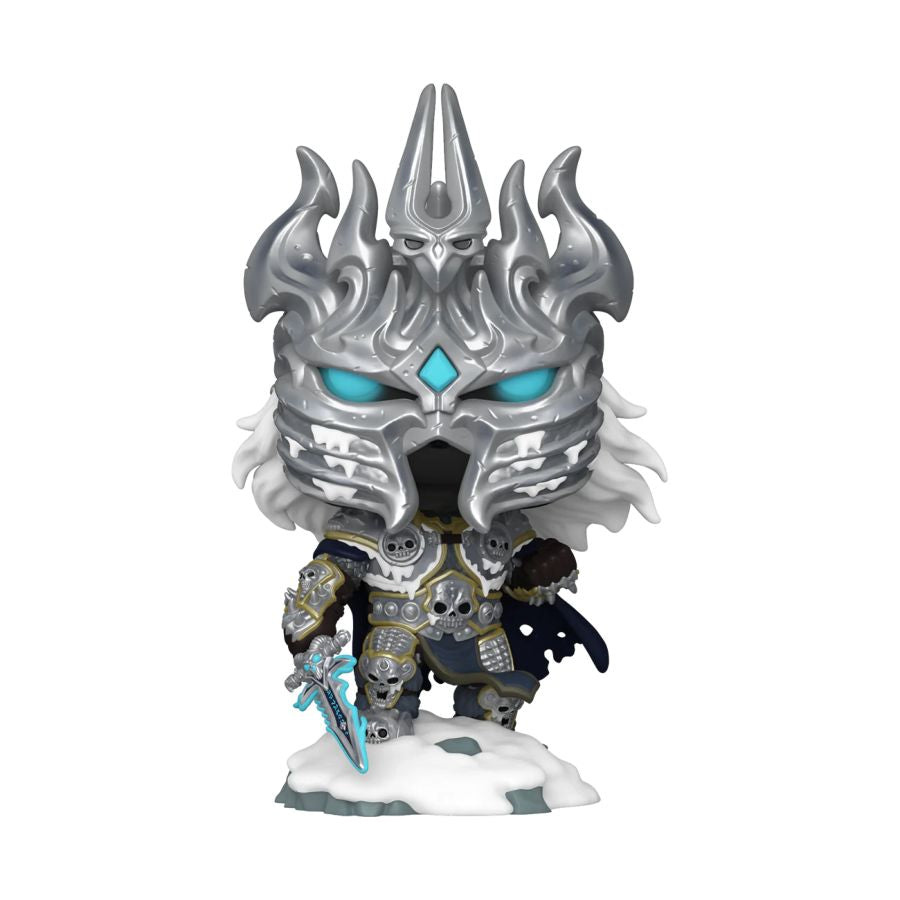 Image Pop Weasel - Image 3 of World of Warcraft: Wrath of the Lich King - The Lich King US Exclusive Glow Pop! Game Cover [RS] - Funko - Pop Vinyl - Image - Pop Weasel