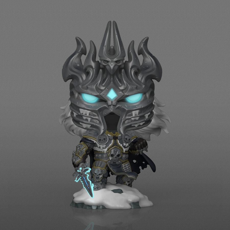 Image Pop Weasel - Image 4 of World of Warcraft: Wrath of the Lich King - The Lich King US Exclusive Glow Pop! Game Cover [RS] - Funko - Pop Vinyl - Image - Pop Weasel