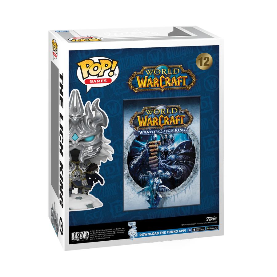 Image Pop Weasel - Image 6 of World of Warcraft: Wrath of the Lich King - The Lich King US Exclusive Glow Pop! Game Cover [RS] - Funko - Pop Vinyl - Image - Pop Weasel