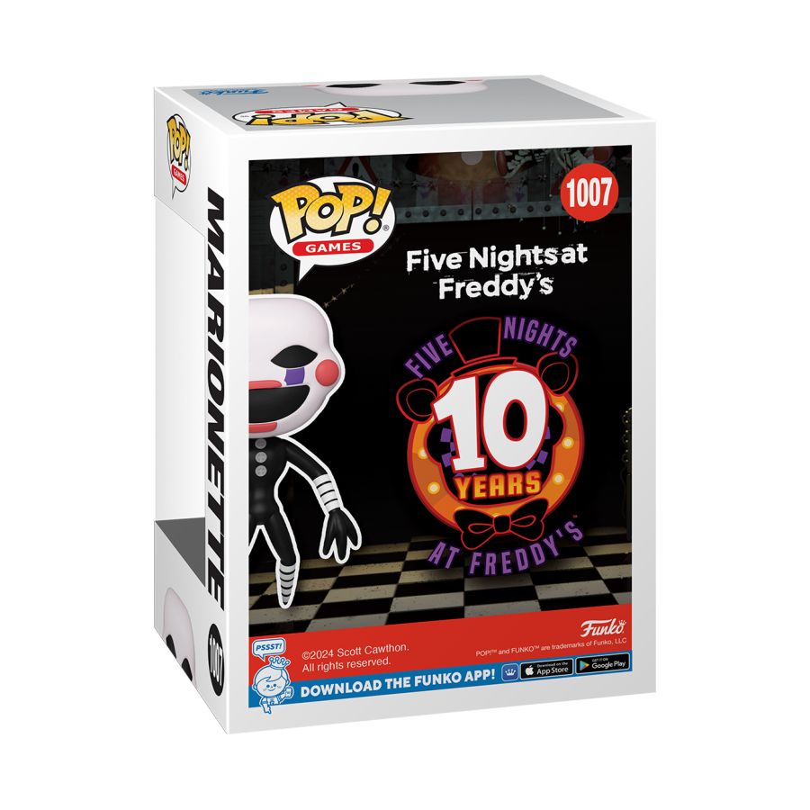 Image Pop Weasel - Image 4 of Five Nights at Freddy's: 10th Anniversary - Marionette US Exclusive Pop! Vinyl [RS] - Funko - Pop Vinyl - Image - Pop Weasel