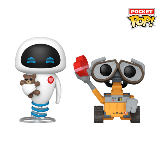 Wall-E - Eve & Wall-E Valentines Pocket Pop! 2-Pack - Funko image