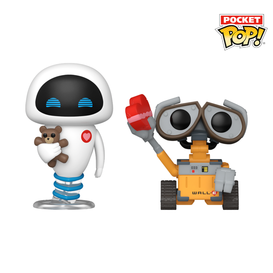 Wall-E - Eve & Wall-E Valentines Pocket Pop! 2-Pack - Funko image - Pop Vinyl - Image - Pop Weasel