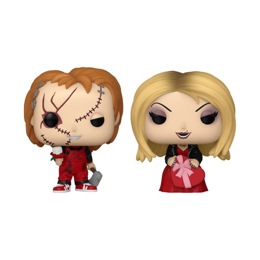 Image Pop Weasel - Image 2 of Child's Play - Chucky & Tiffany Valentines Pocket Pop! 2-Pack - Funko