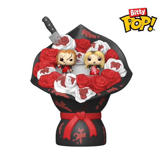 Child's Play - Chucky & Tiffany Valentines Bitty Pop! Bouquet 2-Pack - Funko image