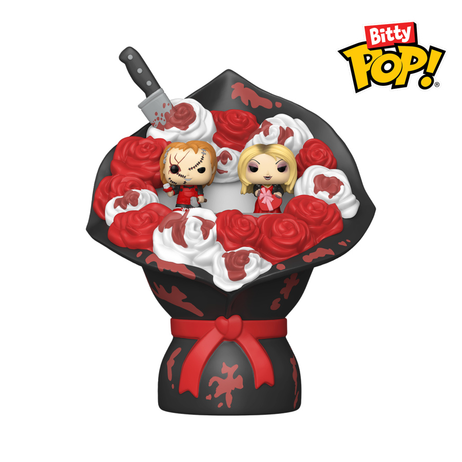 Child's Play - Chucky & Tiffany Valentines Bitty Pop! Bouquet 2-Pack - Funko image - Pop Vinyl - Image - Pop Weasel