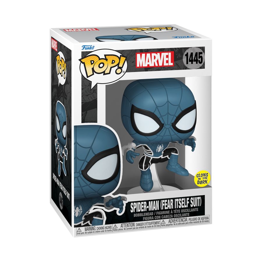 Image Pop Weasel - Image 3 of Marvel Comics - Spider-Man (Fear Itself Suit) Glow Pop! Vinyl - Funko - Pop Vinyl - Image - Pop Weasel