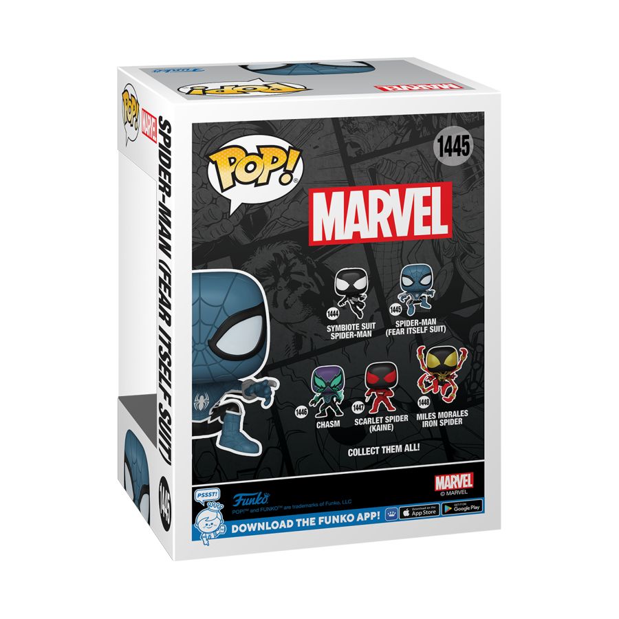 Image Pop Weasel - Image 4 of Marvel Comics - Spider-Man (Fear Itself Suit) Glow Pop! Vinyl - Funko