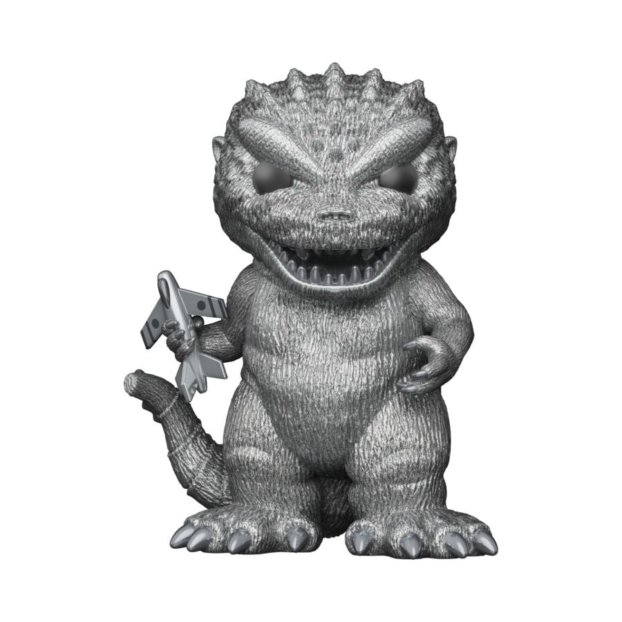 Image Pop Weasel - Image 2 of Godzilla: 70th Anniversary - Godzilla (1954) US Exclusive Metallic Pop! Vinyl [RS] - Funko - Pop Vinyl - Image - Pop Weasel