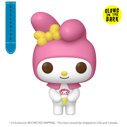 Hello Kitty - My Melody US Exclusive Glow Pop! Vinyl [RS] - Funko