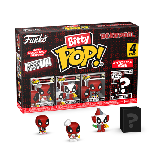 Deadpool - BBQ Master Bitty Pop! 4 -Pack - Funko