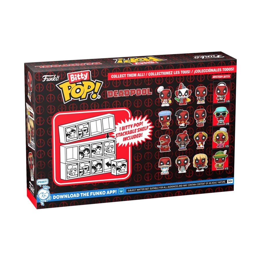 Image Pop Weasel - Image 3 of Deadpool - BBQ Master Bitty Pop! 4 -Pack - Funko - Pop Vinyl - Image - Pop Weasel