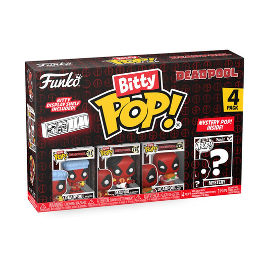 Image Pop Weasel - Image 2 of Deadpool - Bathtime Bitty Pop! 4 -Pack - Funko