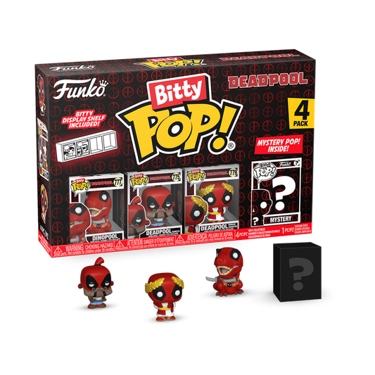 Deadpool - Dinopool Bitty Pop! 4 -Pack - Funko