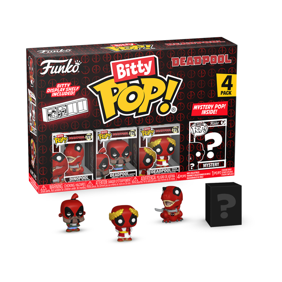 Deadpool - Dinopool Bitty Pop! 4 -Pack - Funko - Pop Vinyl - Image - Pop Weasel