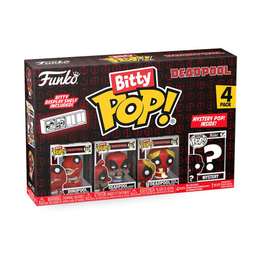 Image Pop Weasel - Image 2 of Deadpool - Dinopool Bitty Pop! 4 -Pack - Funko