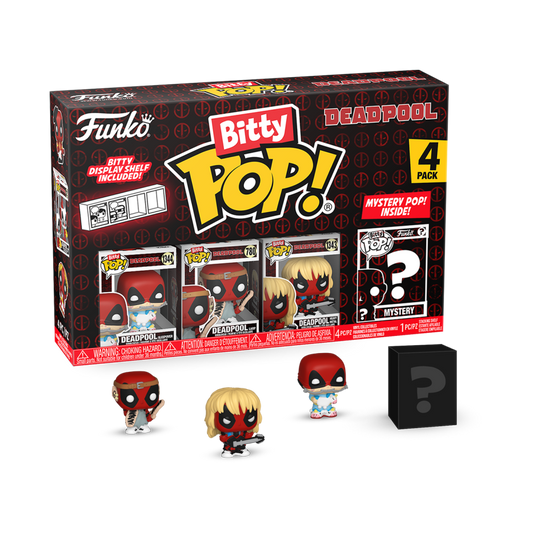 Deadpool - Sleepover Bitty Pop! 4 -Pack - Funko