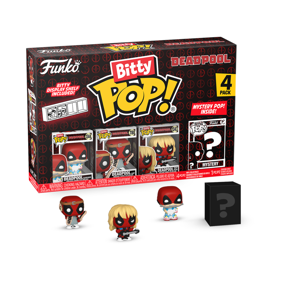 Deadpool - Sleepover Bitty Pop! 4 -Pack - Funko - Pop Vinyl - Image - Pop Weasel