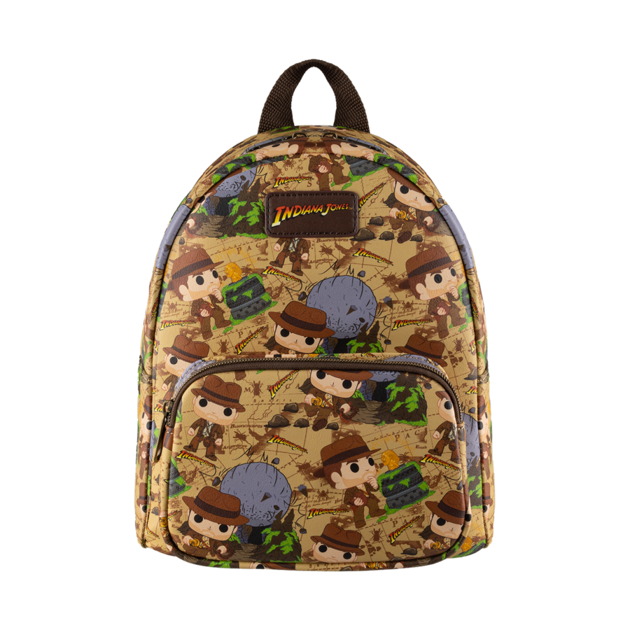 Pop Weasel Image of Indiana Jones: Raiders of the Lost Ark - Art Print Mini Backpack - Funko - Bags, Wallets & Purses - Image - Pop Weasel