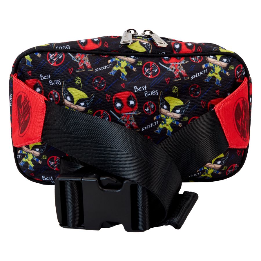 Image Pop Weasel - Image 4 of Deadpool & Wolverine - Deadpool & Wolverine Passport Crossbody Bag - Funko