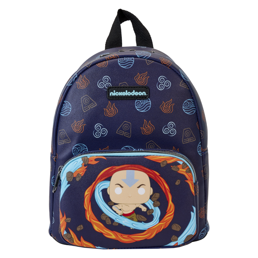 Pop Weasel Image of Avatar the Last Airbender - Aang Elements Mini Backpack - Loungefly - Bags, Wallets & Purses - Image - Pop Weasel